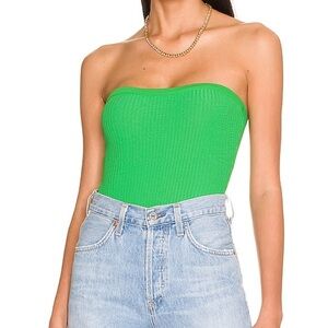 NWT Revolve All The Ways Maiah Strapless Ribbed Bodysuit